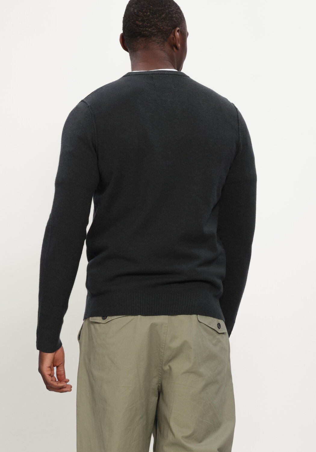 Antraciet BUTCHER OF BLUE Trui CLIFDEN CREW - large