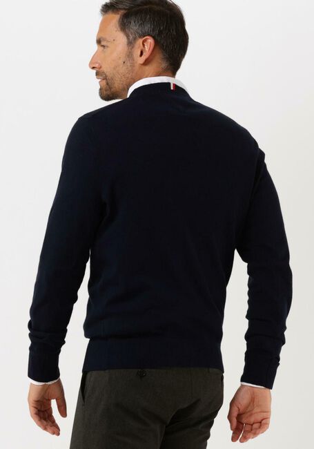 Donkerblauwe TOMMY HILFIGER Trui PIMA ORG CTN CASHMERE CREW NECK | Omoda | Rundhalspullover