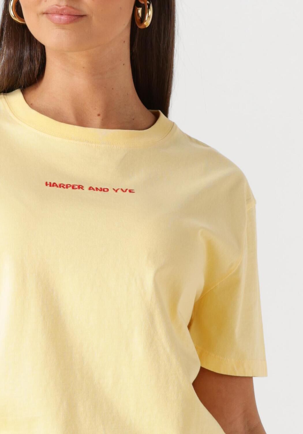HARPER & YVE Dames Tops & T-shirts Guiltylist-ss Geel