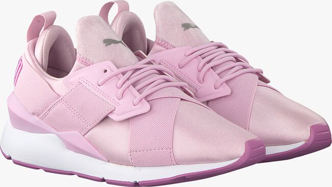 Roze PUMA Lage sneakers MUSE SATIN - large