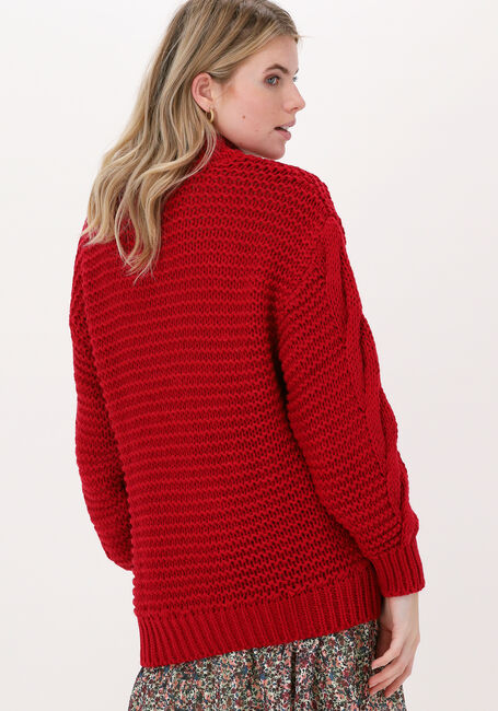 Rode NA-KD Trui CABLE KNITTED SWEATER - large