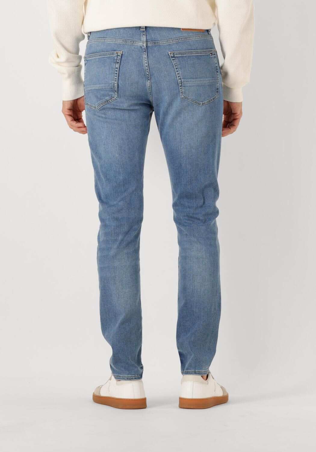 TOMMY HILFIGER Heren Jeans Slim Bleecker Pstr Finn Indigo Lichtblauw