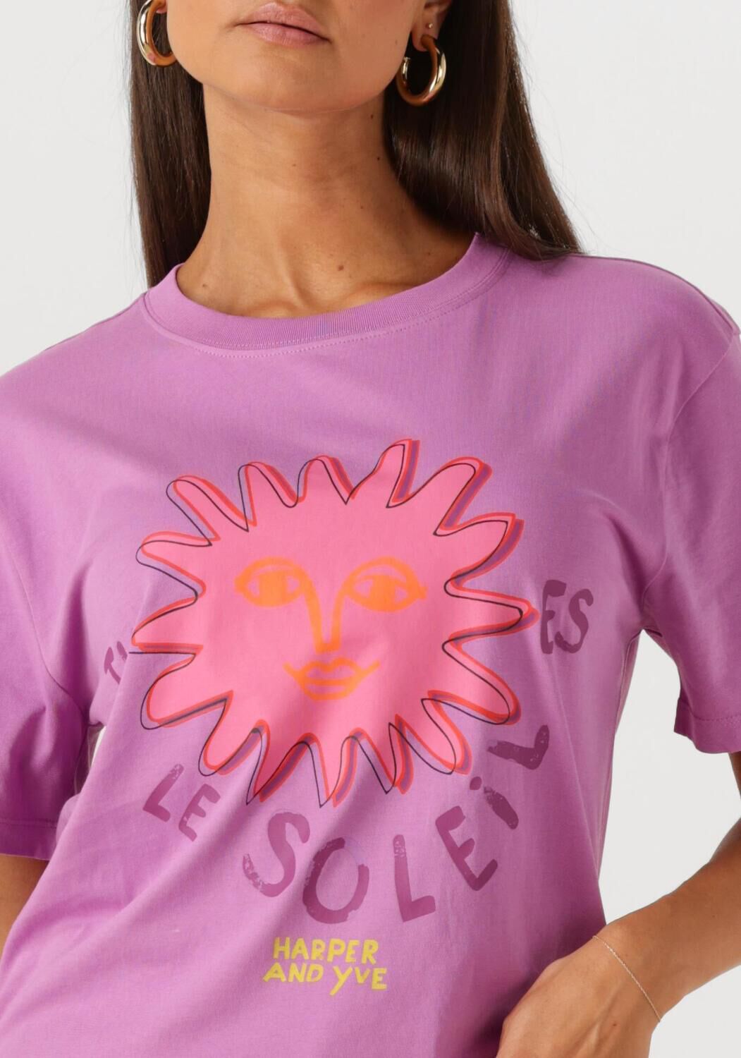 HARPER & YVE Dames Tops & T-shirts Lesoleil-ss Paars