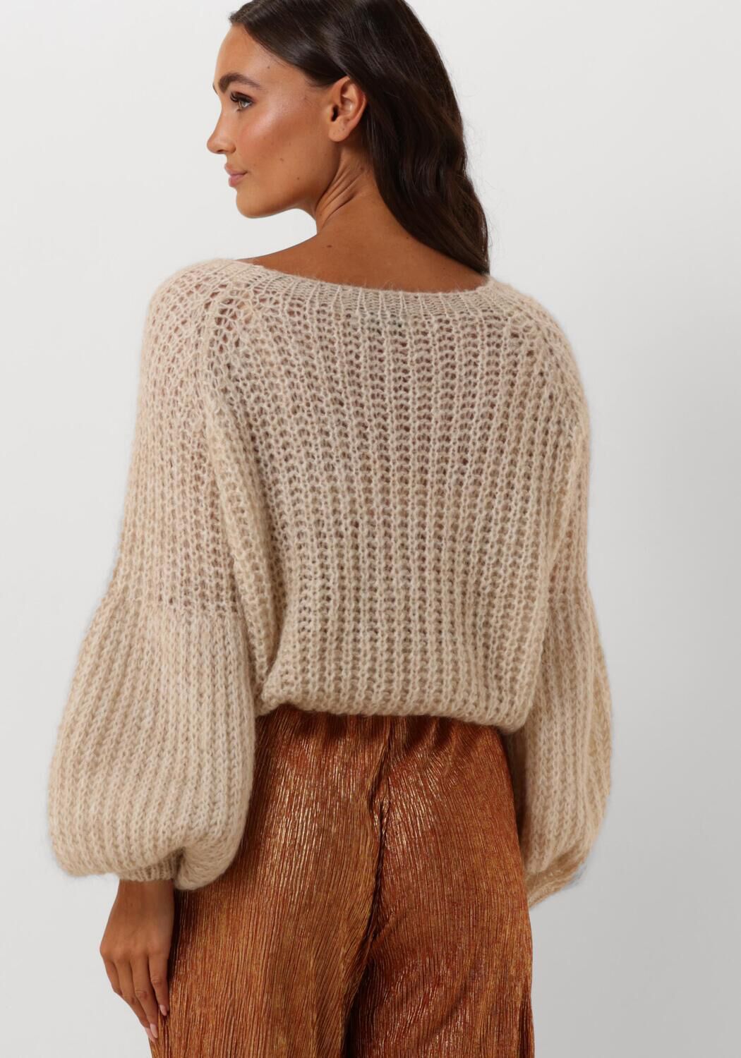 AMAYA AMSTERDAM Dames Truien & Vesten Ace Knitwear Camel