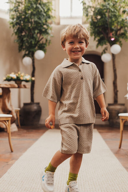 Taupe BAJE STUDIO T-shirt MILO - large