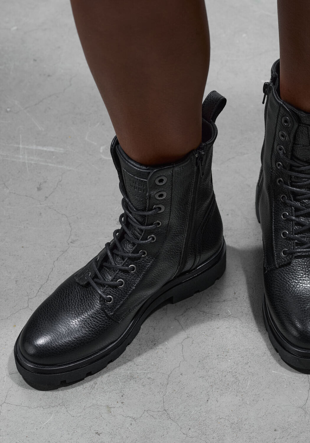 Zwarte PIEDI NUDI Enkellaarsjes AVOLA 03.06 - large