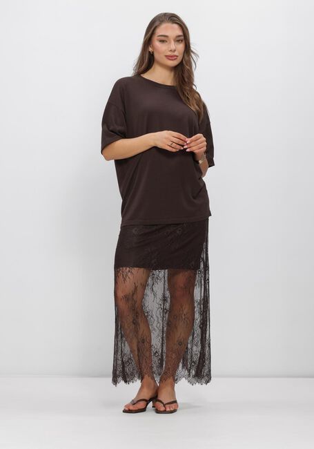 Lichtgrijze MSCH COPENHAGEN Rokken MSCHDUSTY HW SKIRT - large