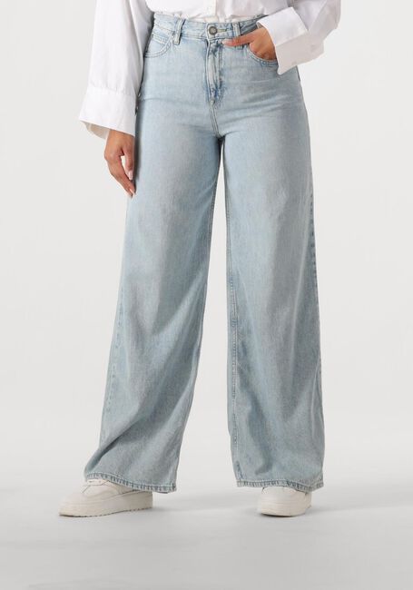 Lichtblauwe LEE Wide jeans STELLA A LINE - large