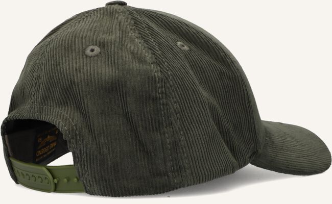 Olijf PME LEGEND Pet CORDUROY CAP WITH RUBBER BADGE Olijf PME LEGEND Pet CORDUROY CAP WITH RUBBER BADGE - large