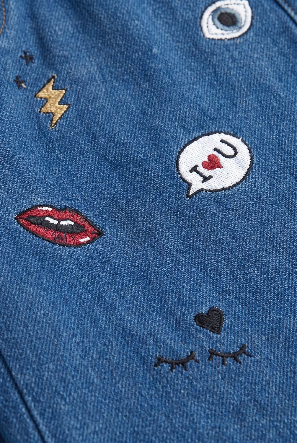 THE NEW Meisjes Jeans Tnyamila Blauw