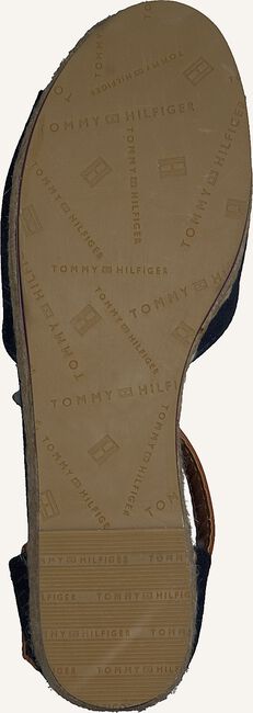 Blauwe TOMMY HILFIGER Platte sandalen ROPE WEDGE SANDAL Blauwe TOMMY HILFIGER Platte sandalen ROPE WEDGE SANDAL - large