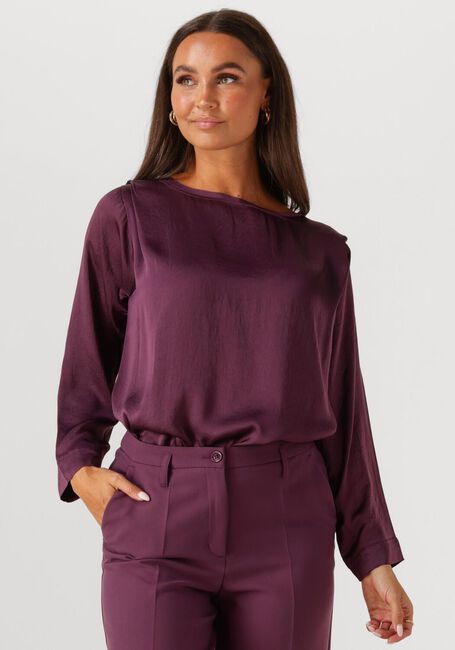 Paarse SUMMUM Blouses TOP SILKY TOUCH - large