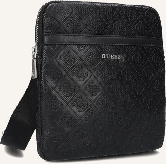Zwarte GUESS Schoudertas ESCAPE TOP ZIP CROSSBODY FLAT Zwarte GUESS Schoudertas ESCAPE TOP ZIP CROSSBODY FLAT - large