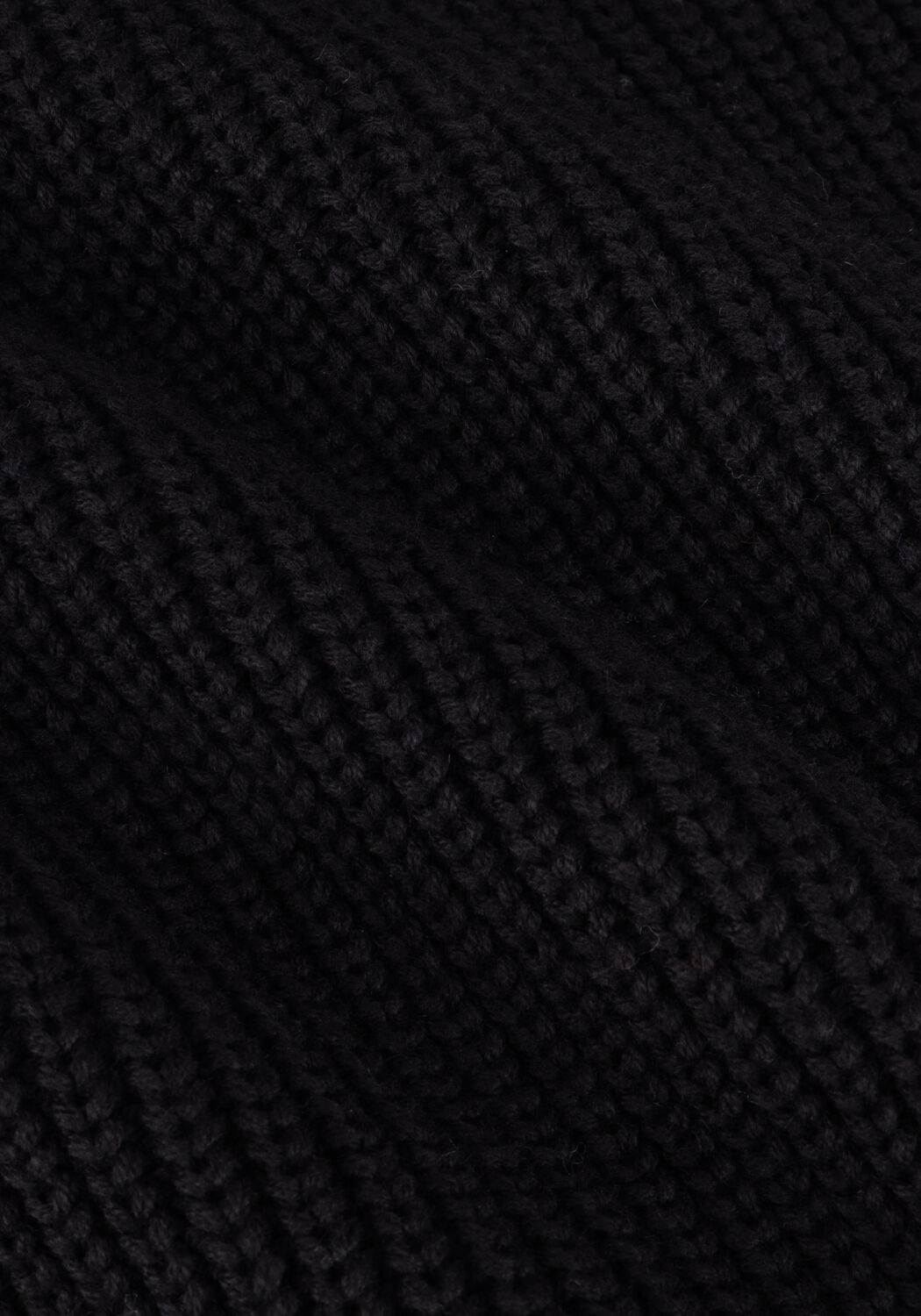 Zwarte ANOTHER LABEL Mini jurk MYRA KNITTED PULL L/S - large