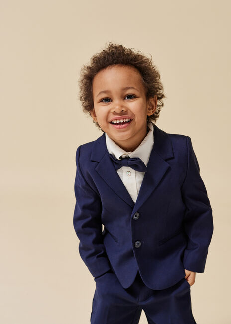 Donkerblauwe KONGES SLOJD Colbert FESTIVE SUIT BLAZER - large