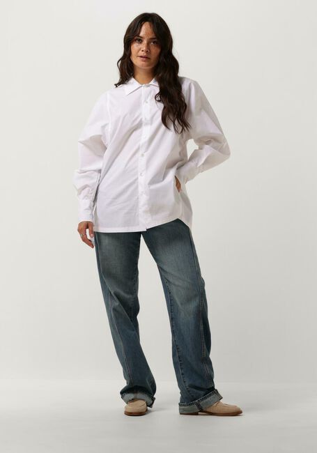 Witte VANILIA Blouses POPLIN LACES SHIRT - large