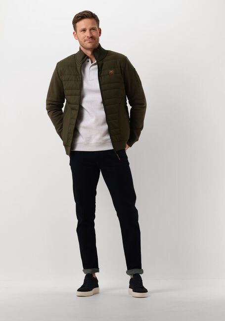 Groene PME LEGEND Jassen ZIP JACKET HYBRID SWEAT - large