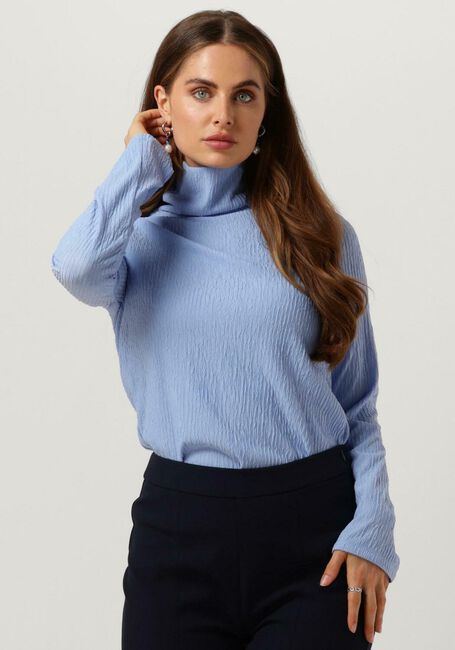 Lichtblauwe ANOTHER LABEL Tops & T-shirts ORIEL TOP L/S - large