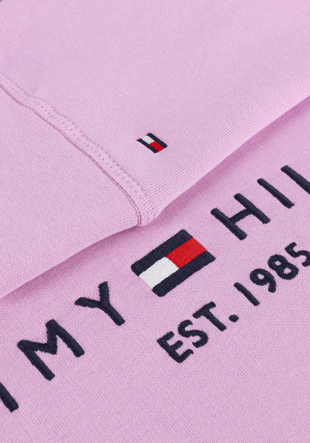 Lila TOMMY HILFIGER Sweater REGULAR HILFIGER HOODIE - large