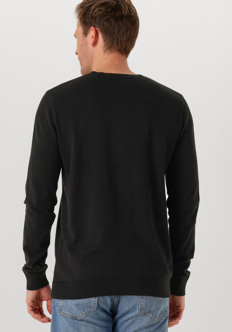 Zwarte SELECTED MEN Trui SLHBERG CREW NECK NOOS - large