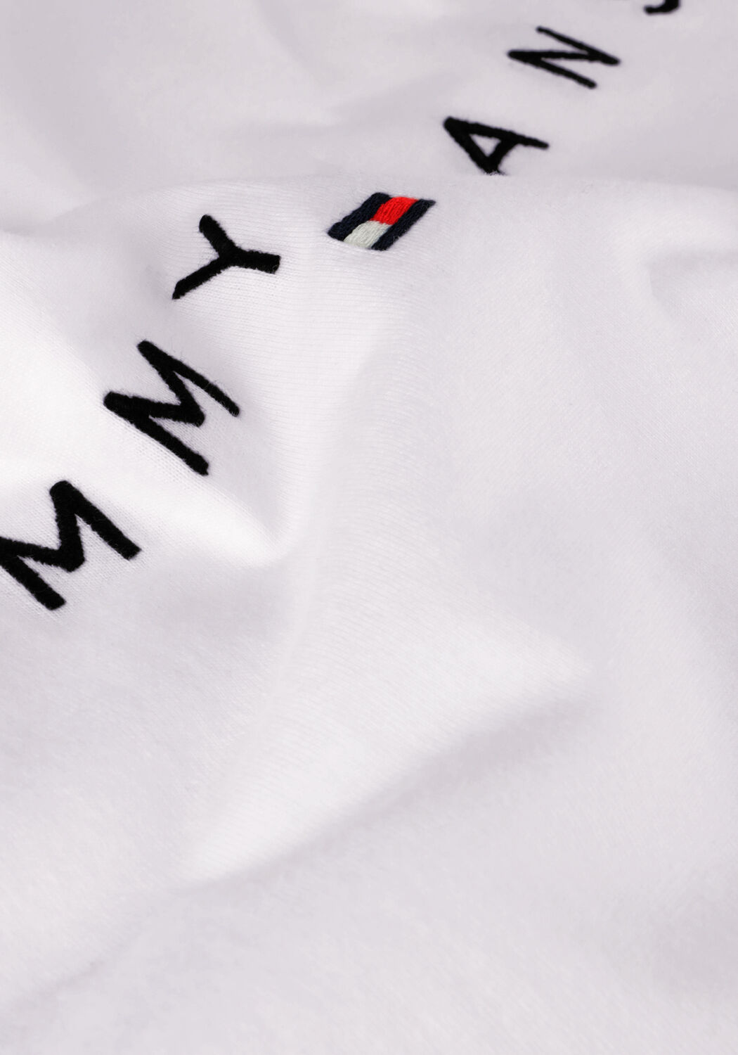 Witte TOMMY JEANS T-shirt TJM REG LINEAR LOGO TEE EXT - large