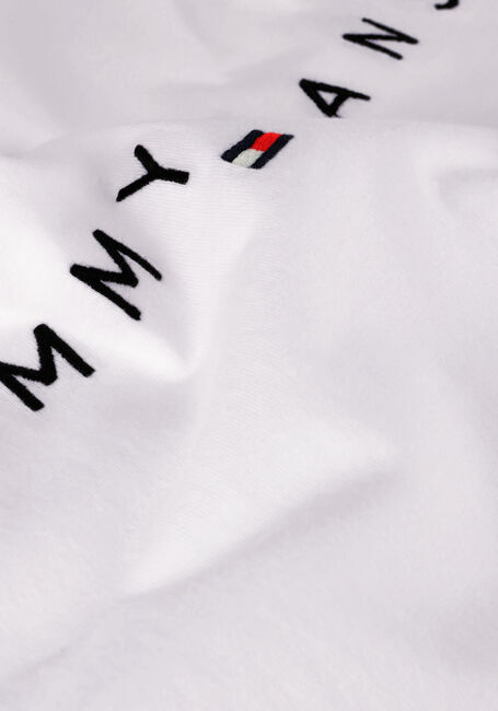 Witte TOMMY JEANS T-shirt TJM REG LINEAR LOGO TEE EXT Witte TOMMY JEANS T-shirt TJM REG LINEAR LOGO TEE EXT - large