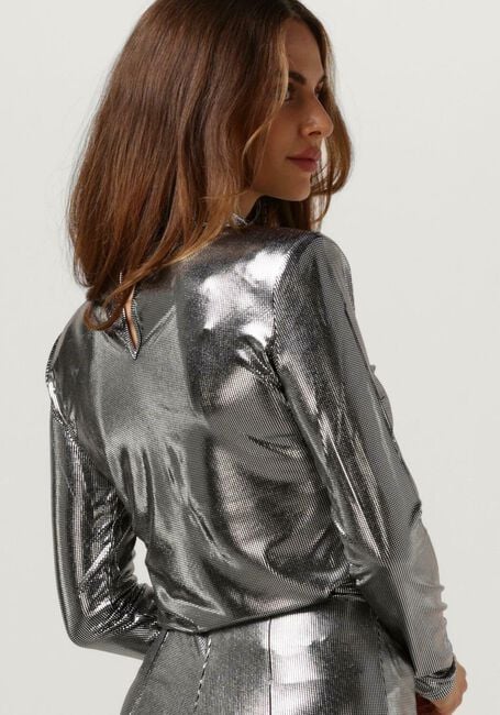 Zilveren NOTES DU NORD Longsleeves IVETTA BLOUSE - large