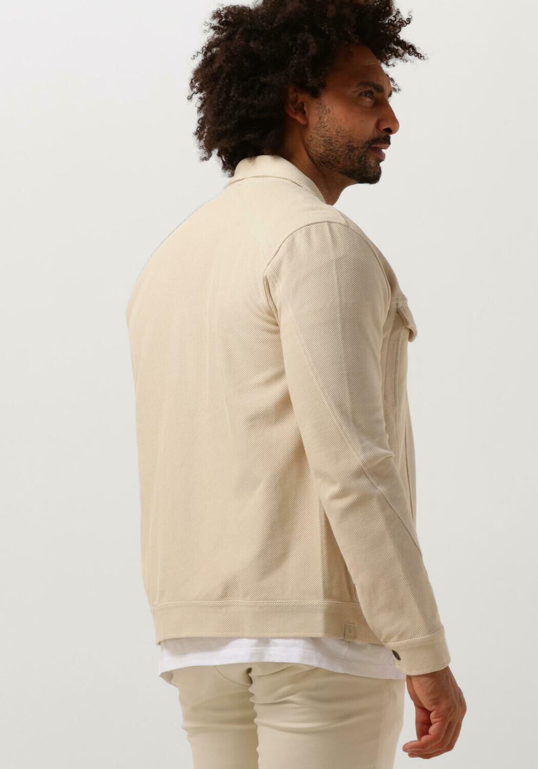 CAST IRON Heren Jassen Button Jacket Twill Beige