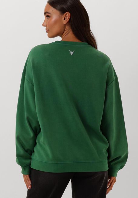 Groene ALIX THE LABEL Sweater LADIES KNITTED VINTAGE SWEATER - large