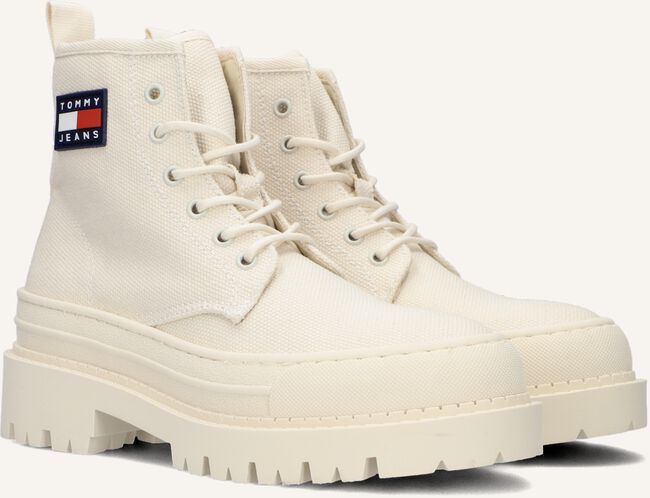 Witte TOMMY JEANS Veterboots TOMMY JEANS FOXING Witte TOMMY JEANS Veterboots TOMMY JEANS FOXING - large