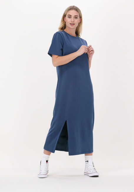 Blauwe MY ESSENTIAL WARDROBE Midi jurk ELLE LONG DRESS - large