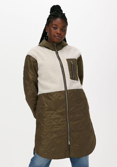Groene MSCH COPENHAGEN Gewatteerde jas ADINA KIARA HOOD JACKET - large