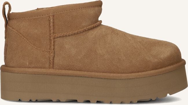 Cognac UGG Vachtlaarzen CLASSIC ULTRA MINI PLATFORM K Cognac UGG Vachtlaarzen CLASSIC ULTRA MINI PLATFORM K - large