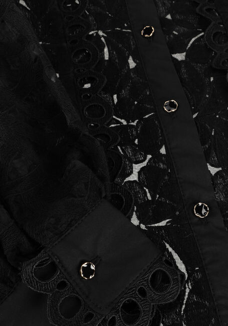 Zwarte SUMMUM Blouses BLOUSE LACE ORGANZA Zwarte SUMMUM Blouses BLOUSE LACE ORGANZA - large