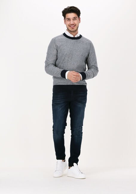 Donkerblauwe BOSS Trui KAPULL 10238485 - large