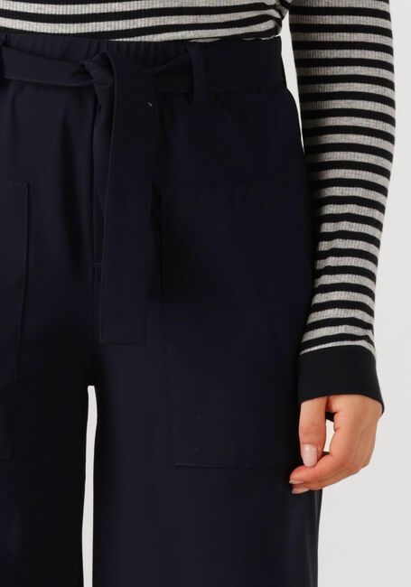 Donkerblauwe PENN & INK Wijde broek BOWIE - large