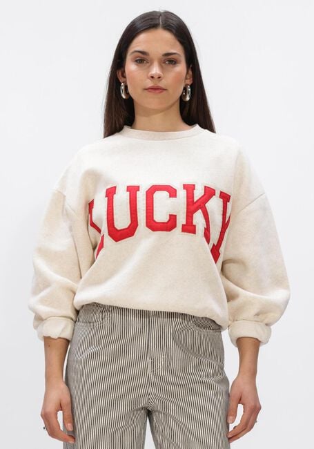 Ecru BY-BAR Trui BIBI LUCKY PATCHWORK - large