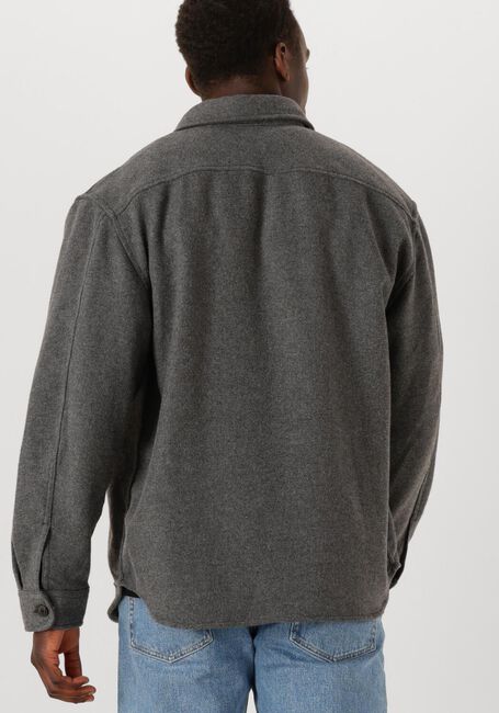 Grijze SELECTED MEN Overshirt SLHRLXPABLO WOOL BLEND OVERSHIRT - large