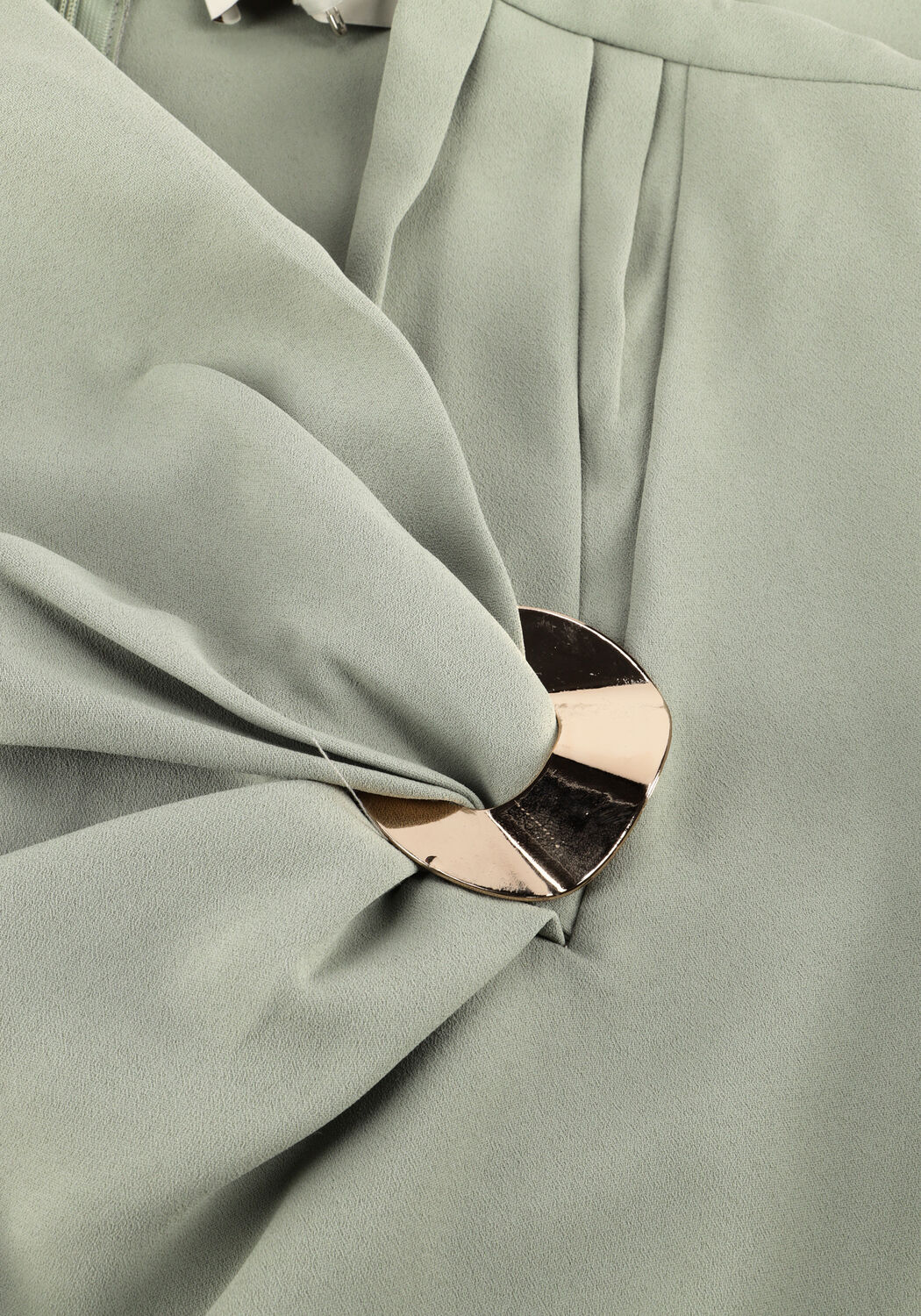 Groene LINA LOCCHI Midi jurk LL-ALESSANDRA - large