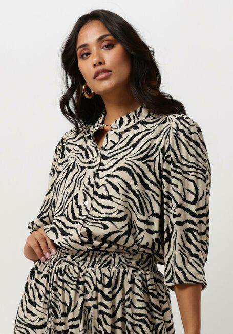 Ecru LOLLYS LAUNDRY Top BONOLL SHIRT SS - large