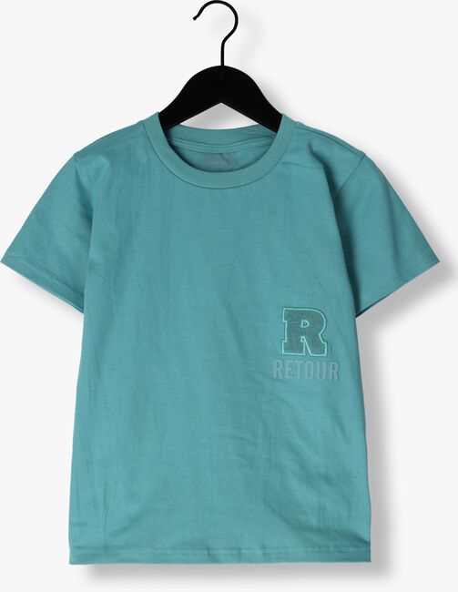 Turquoise RETOUR T-shirt RANDY - large