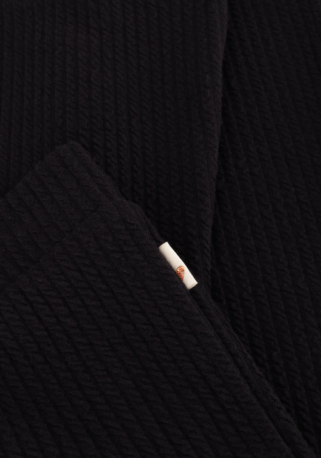 MOODSTREET Meisjes Broeken Pant Bess Structure Knit Zwart