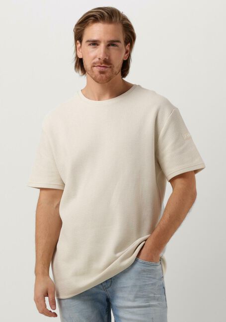 Gebroken wit PUREWHITE T-shirt TSHIRT WITH WAFFLE STRUCTURE - large