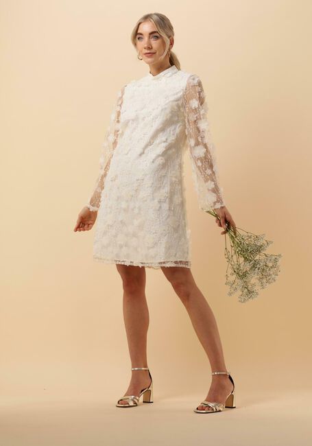 Gebroken wit Y.A.S.  YASRACHEL LS DRESS - CELEB - large
