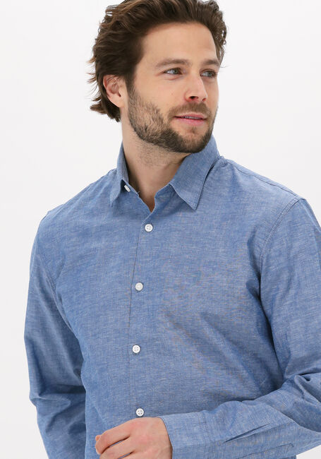 Lichtblauwe SELECTED HOMME Casual overhemd SLHSLIM-SUN SHIRT LS NOOS - large