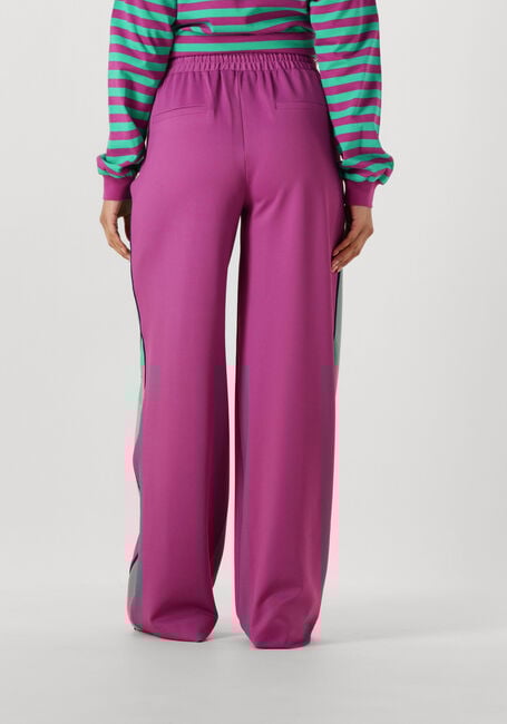 Paarse POM AMSTERDAM Broeken TRACKPANTS COLOURBLOCK WILD PURPLE - large