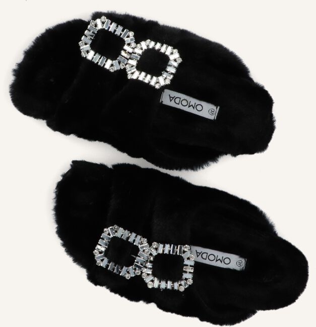 Zwarte OMODA Pantoffels BELLE Zwarte OMODA Pantoffels BELLE - large