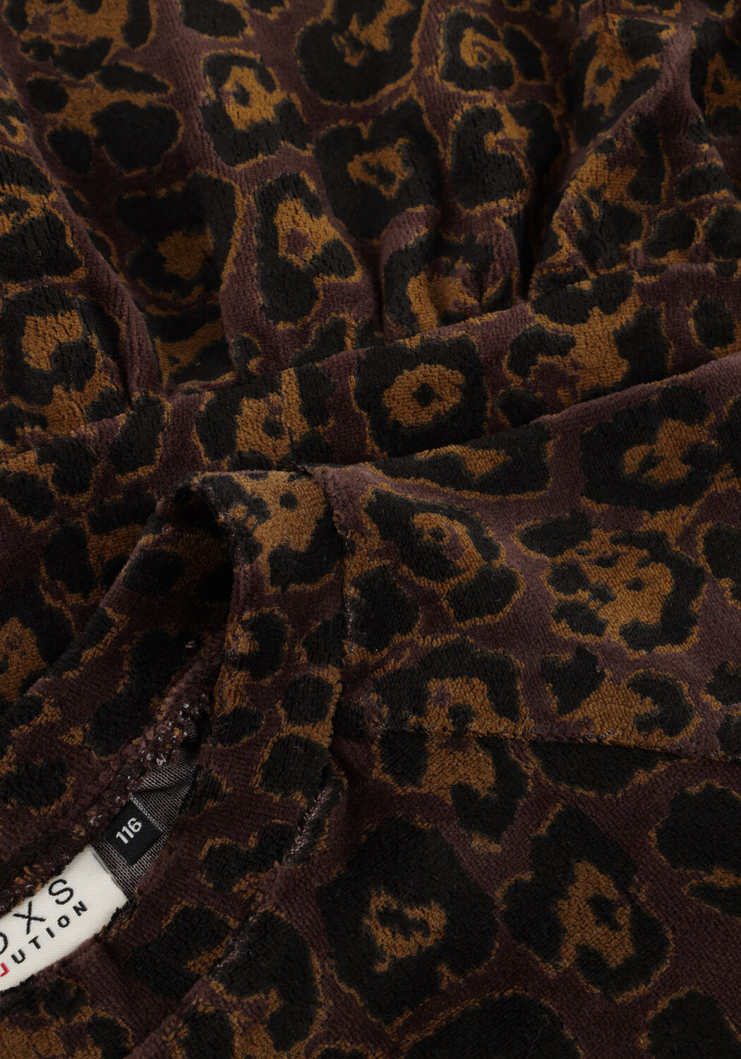 Bruine LOOXS Little Mini jurk 2533-7870 - large