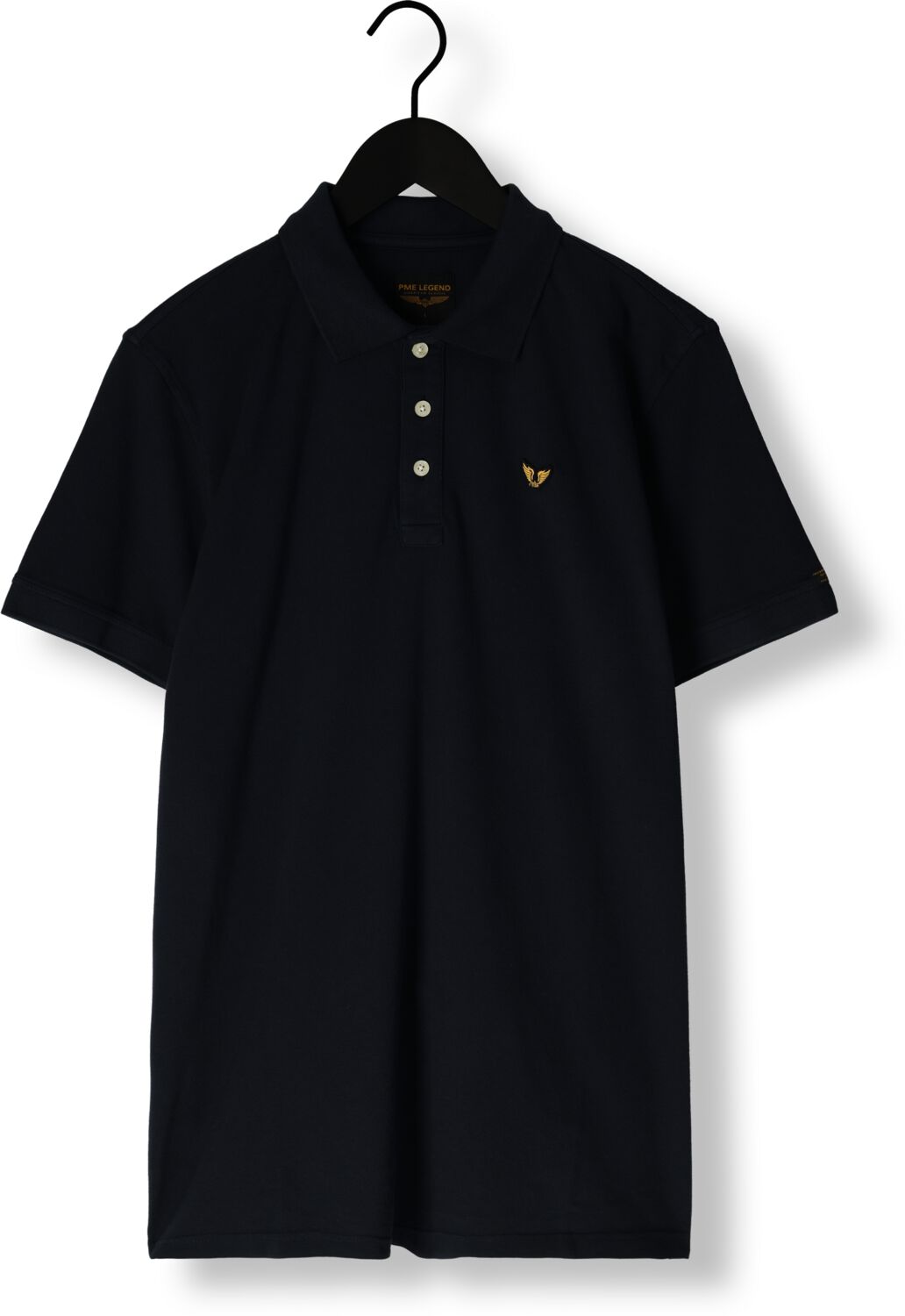 PME LEGEND Heren Polo's & T-shirts Short Sleeve Polo Garment Dye Blauw
