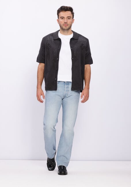 Zwarte LEVI'S Casual overhemd SWEATER CAMP SHIRT - large